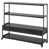 BRÁS ESTANTE 130X153 C/2 GAVETAS E ROD.