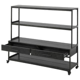 BRÁS ESTANTE 130X153 C/2 GAVETAS E ROD.